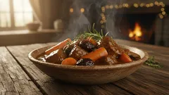 Rindergulasch mit dunklem Bier und Pflaumen: Ein geschmacksintensives Erlebnis wie im Rheinischen Pub