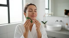 Mit einfachen selbstmassage-techniken schwellungen reduzieren und haut sichtbar straffen